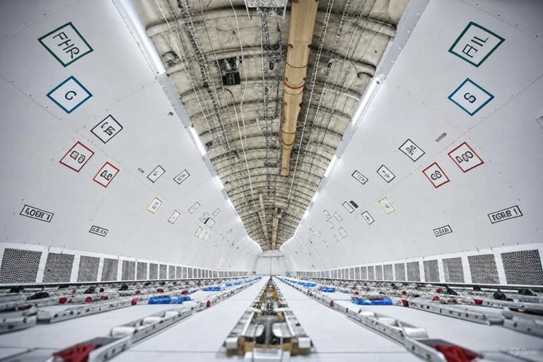 A330-200 P2F Cargo Hold